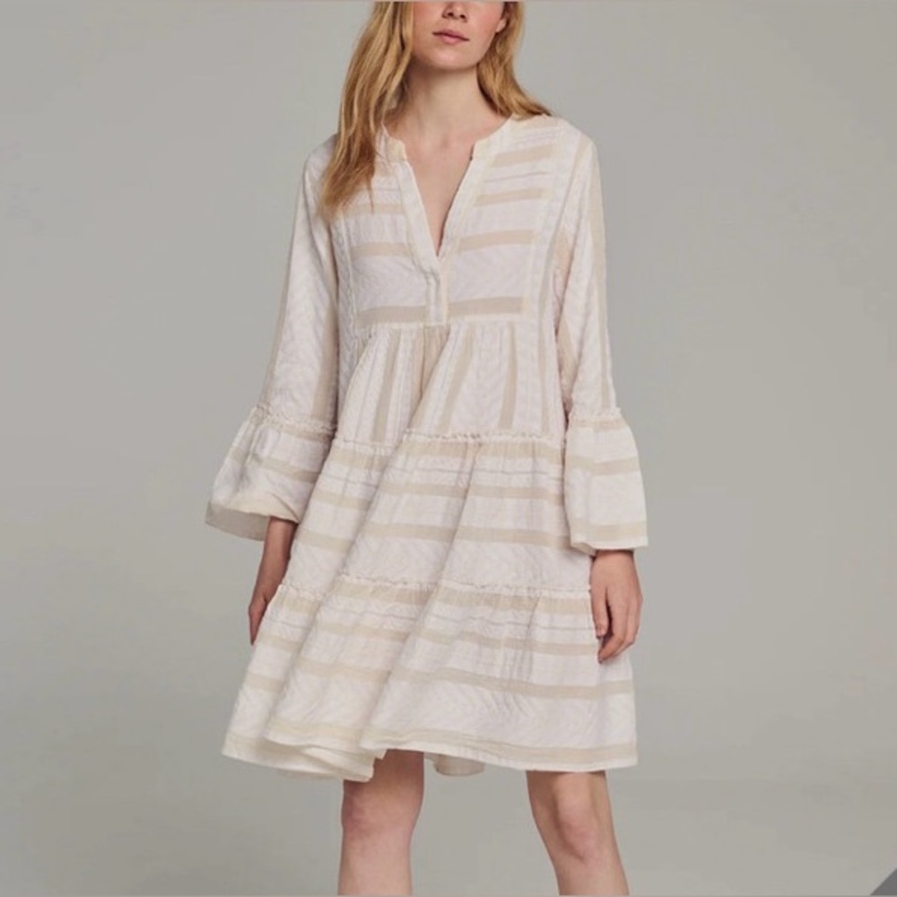 Devotion Twins Ella Dress in Ecru XS
